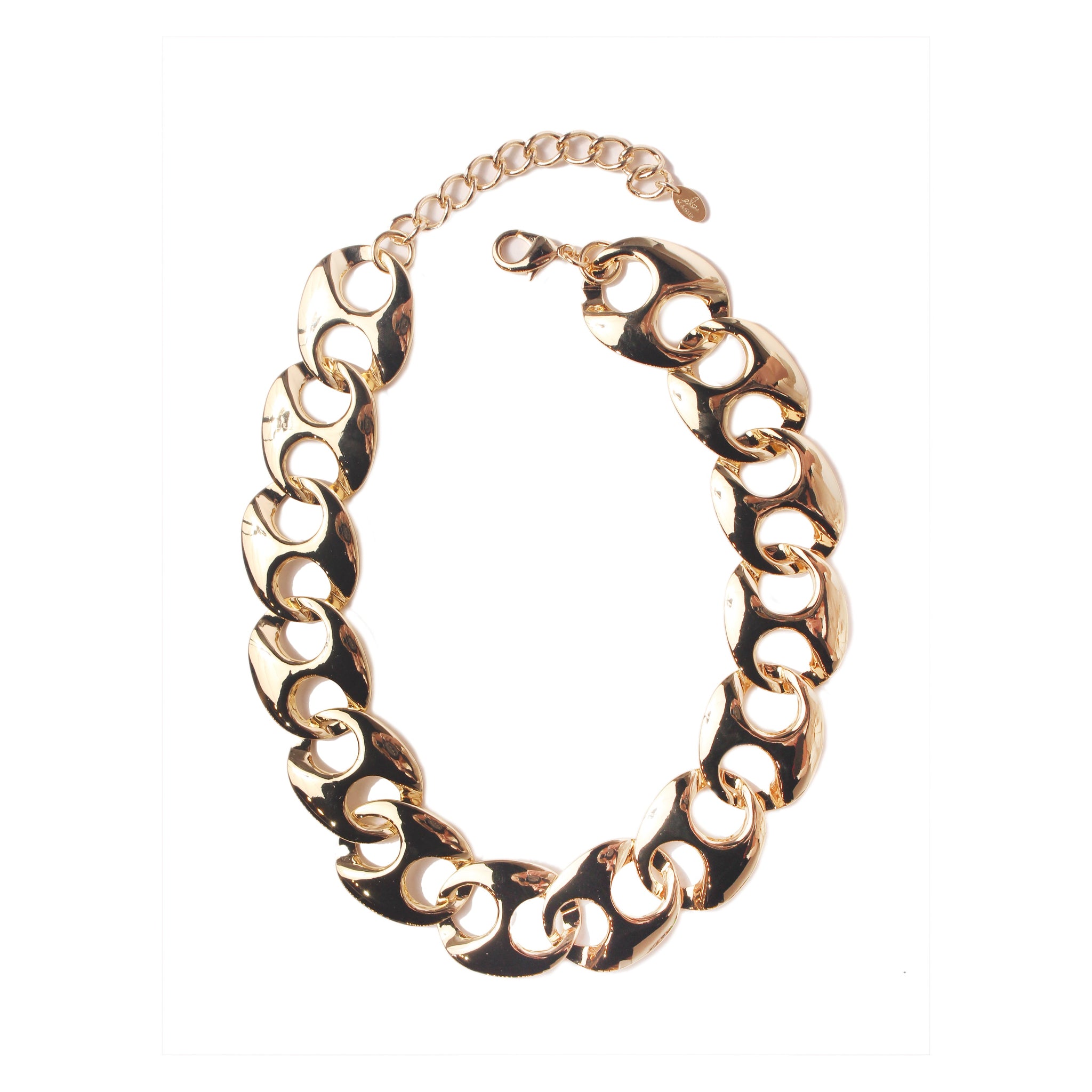 Pop Link Necklace - 14k Gold